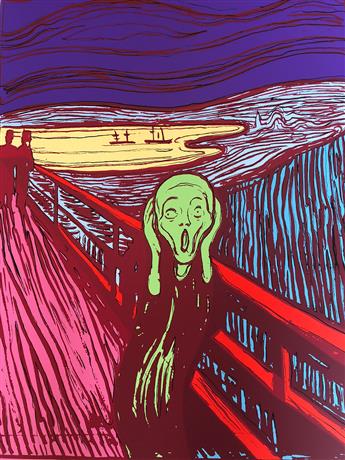 ANDY WARHOL (after) Munchs The Scream